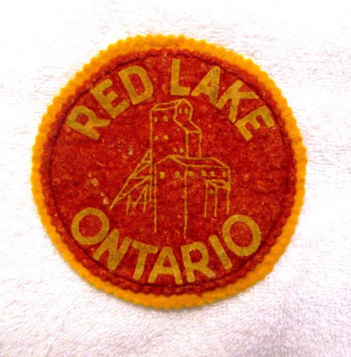 Red Lake Ontario Patch c/w Famous Red Lake Gold Mine Artwork + FREE BONUS meau18