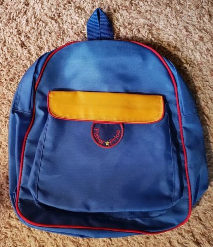 New Vintage Fisher Price Youth School Backpack 1984 Extra Thick Reinforced