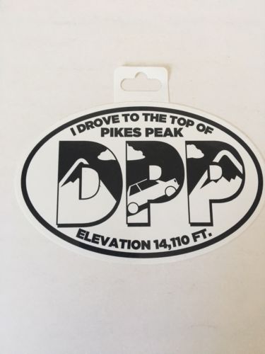 Pikes Peak Sticker Decal I Drove To The Top Of Pikes Peak Elevation