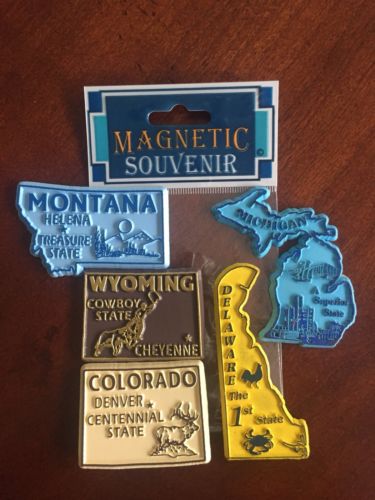 State Magnets, New, 2-Color, You Choose