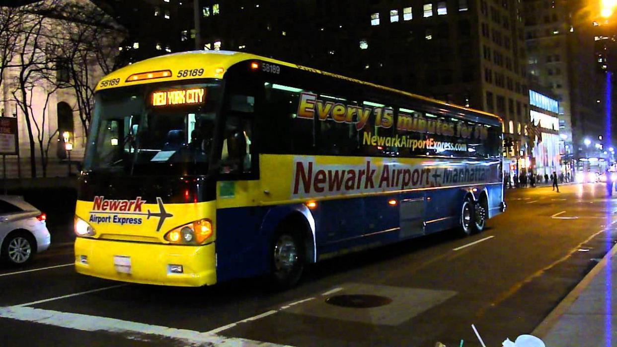 Newark International Airport Express Return Bus Ticket EWR - Manhatten Exp 2/24