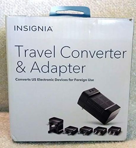 INSIGNIA TRAVEL CONVERTER & ADAPTER KIT FOR ALL YOUR TRAVEL NEEDS