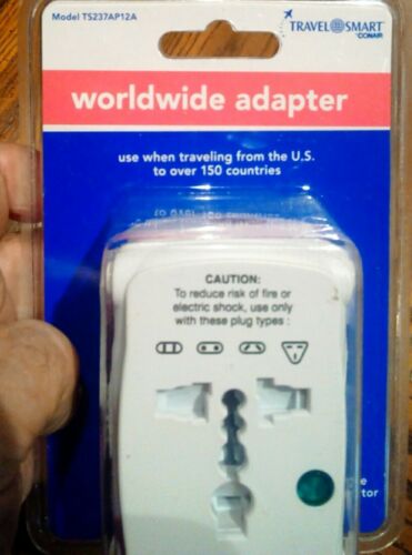 Universal Travel Plug Outlet Surge Protector All-in-one Adapter Built-in NEW a