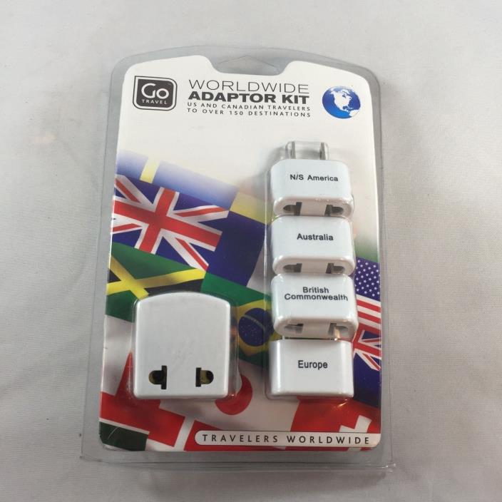 Go Travel Worldwide Adaptor Kit Use In 150 Countries