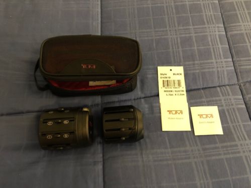 Tumi International Travel Adapters for Electric & Modem With Travel Case