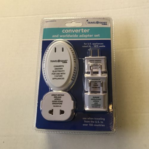 Travel Smart Conair Converter Worldwide Adapter Set -Used In Opened Packaged