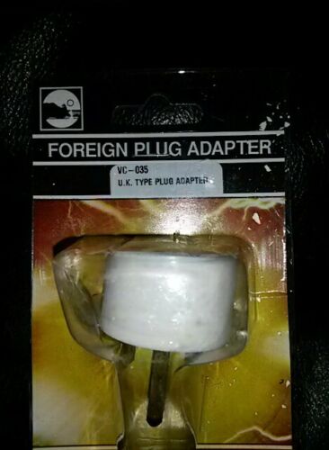 Foreign Plug Adapter: Africa, Great Britain, Ireland, Hong Kong& Singapore VC-35