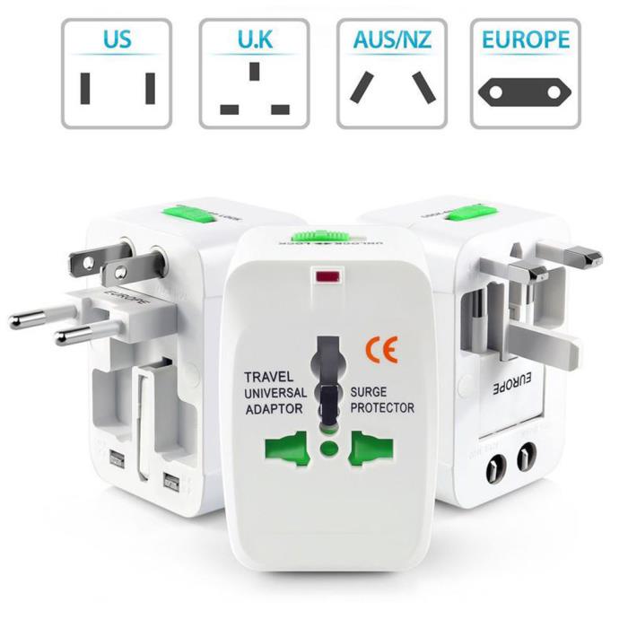 Universal World Travel Power Plug Adapter for US USA Charger Converter New