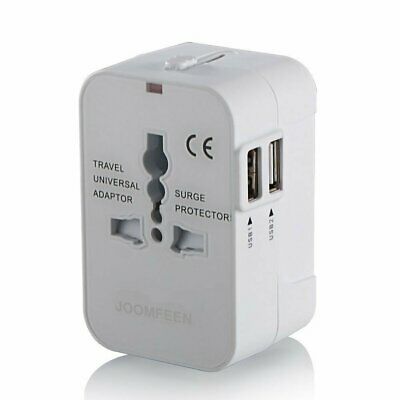 Travel Adapter JOOMFEEN Worldwide All in One Universal Power Wall Charger AC EU