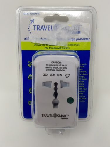 Conair Travel Smart All in One Adapt Plug Surge Protector TS237AP12