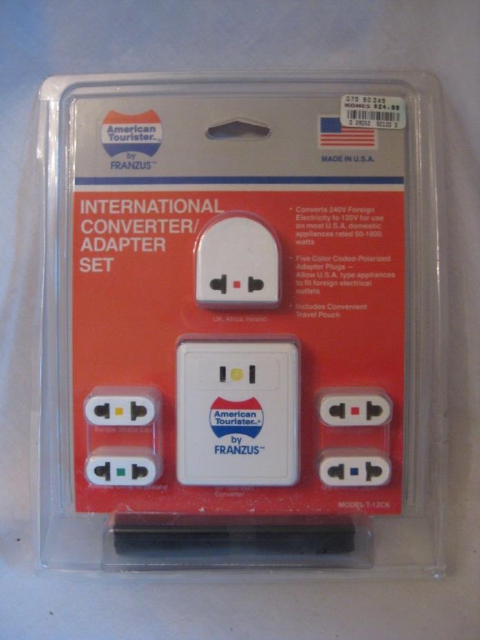 American Tourister Franzus International Converter Adapter Set T-12CK electrical