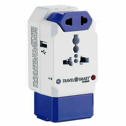 Travel Smart by Conair All-in-One Adapter with USB Port