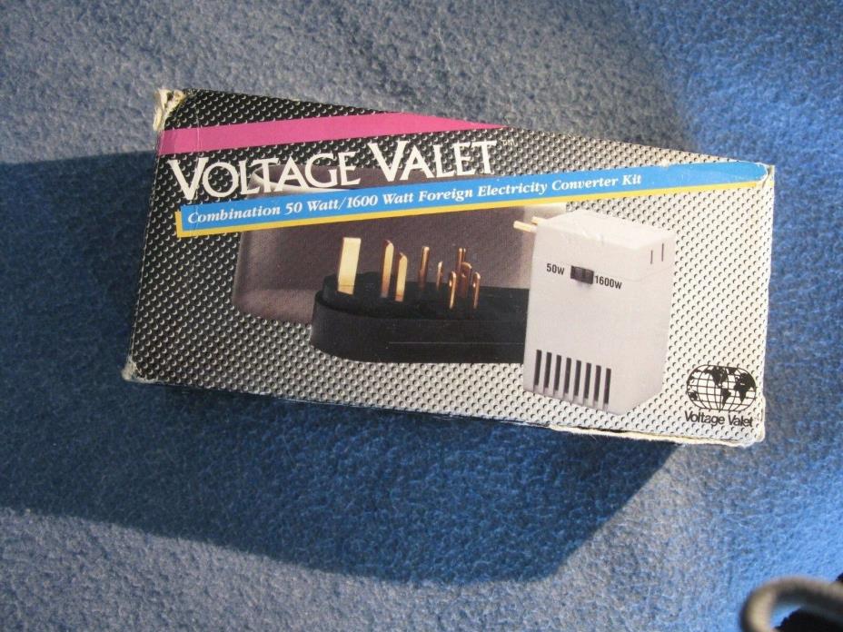 VOLTAGE VALET Foreign Electricity Converter50 Watt /1600 Watt, model VCCP=F SHIP