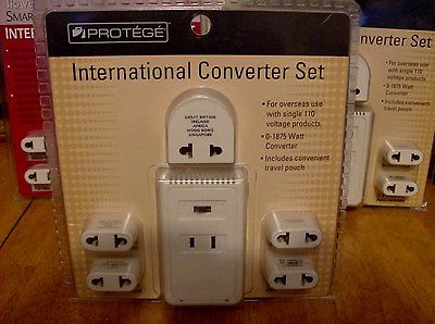 Protege  Foreign Travel Voltage Converter.   0-1875 Watts  New Never Opened