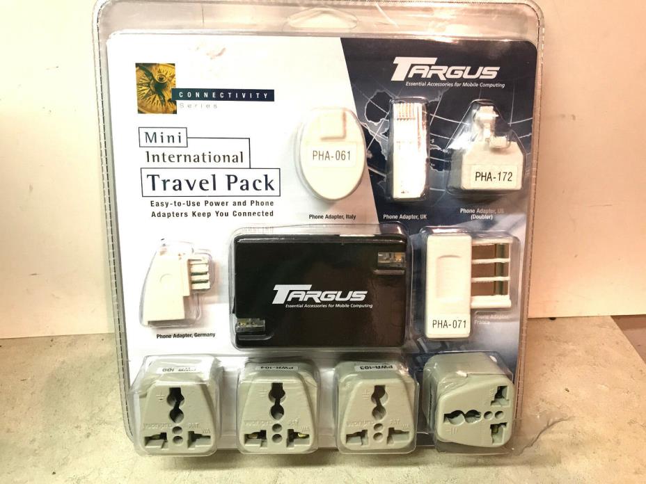 Targus Mini International Travel Pack Power And Phone Adapters - Power and phone