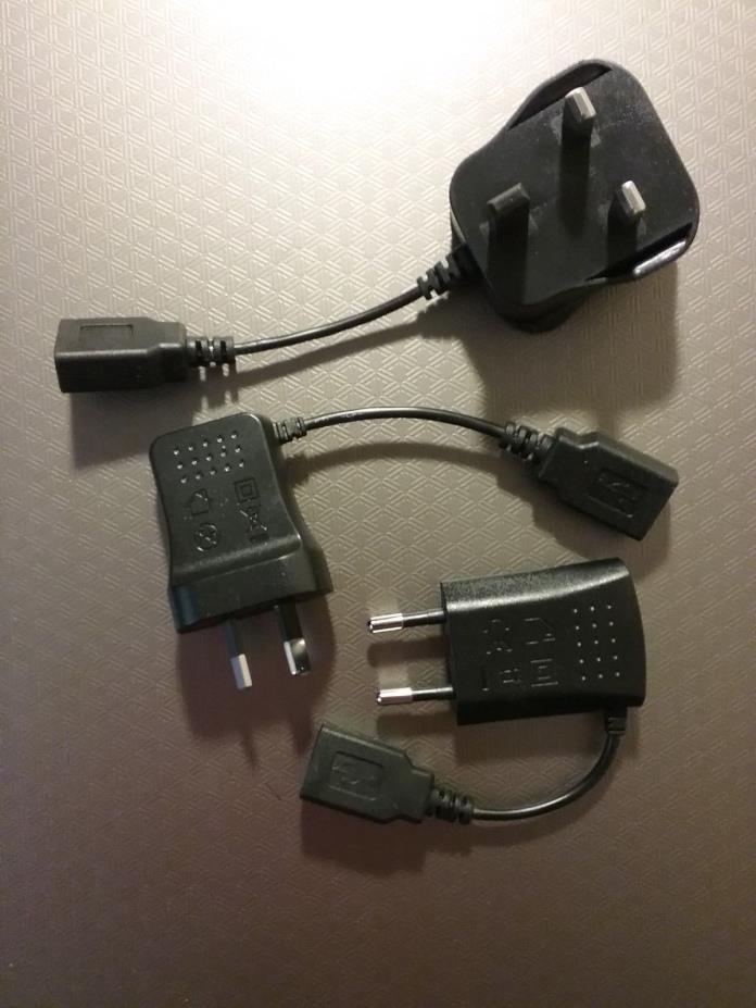 International Travel Power Chargers lot of 3