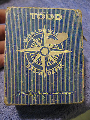 Vintage 1960  World Wide Raz-A-Dapta TODD Electric Converter Travel