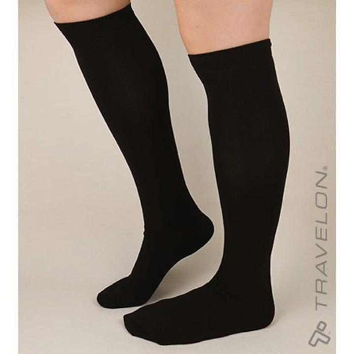 TRAVELON COMPRESSION TRAVEL SOCKS - FLIGHT SOCKS (Medium & Large) SAME DAY SHIP!