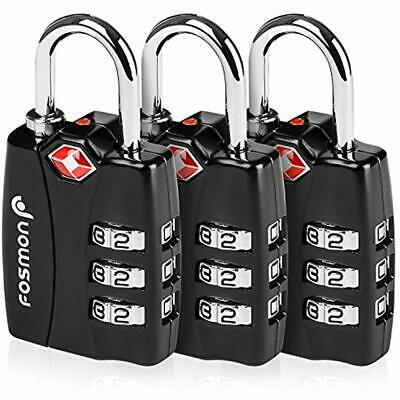 TSA Approved Luggage Locks, (3 Pack) Open Alert Indicator Digit Combination With
