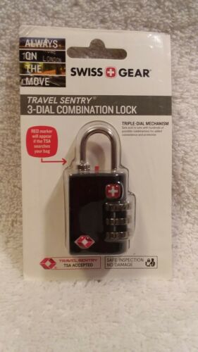 Swiss Gear Travel Sentry 3-dial Combination Lock TSA Accepted
