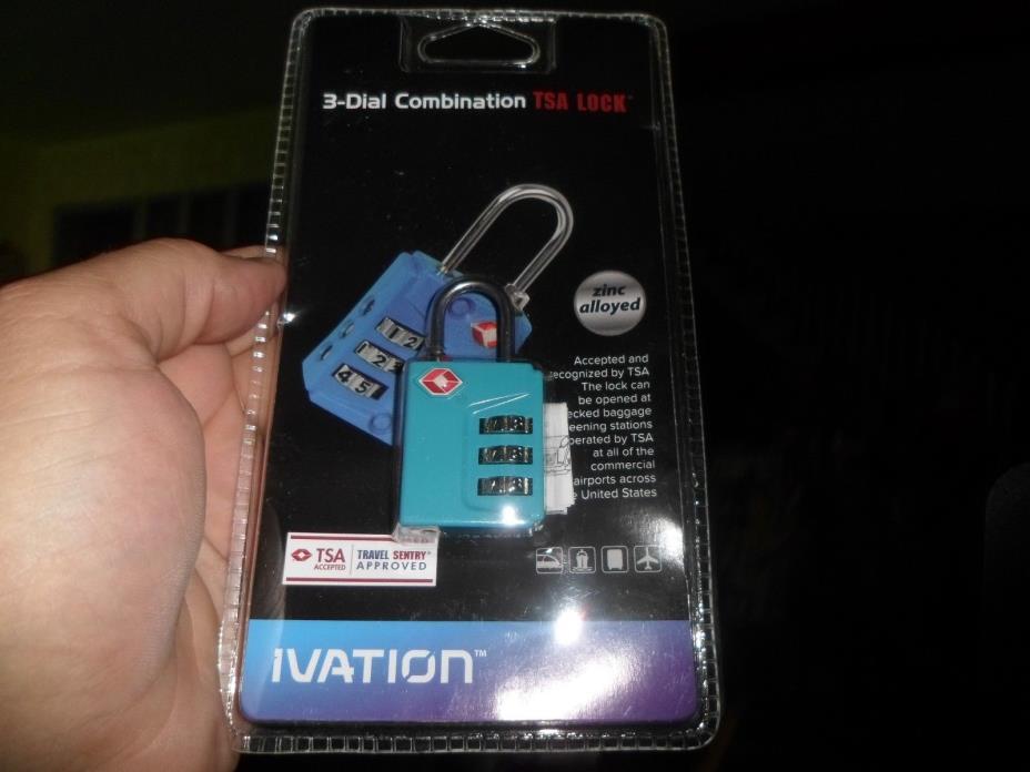 IVATION 3 Dial Combination TSA Approved Luggage locks