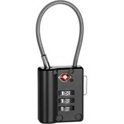 Travel Sentry Black 3-Dial Cable Lock