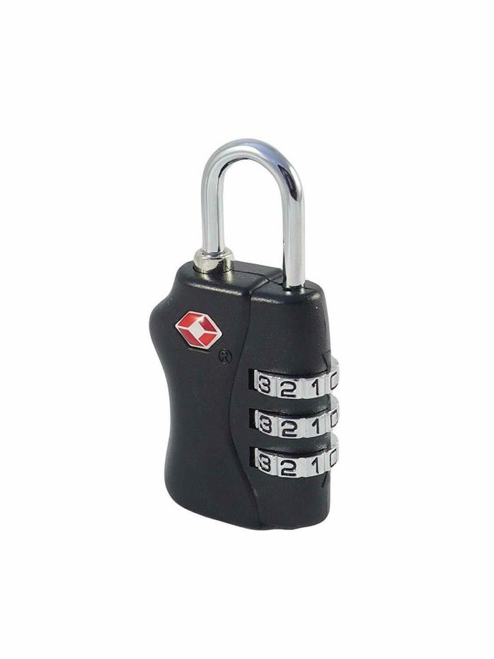 TSA Lock - 3 Digits Combination- Backpack, Luggage, Carry on and other travel...