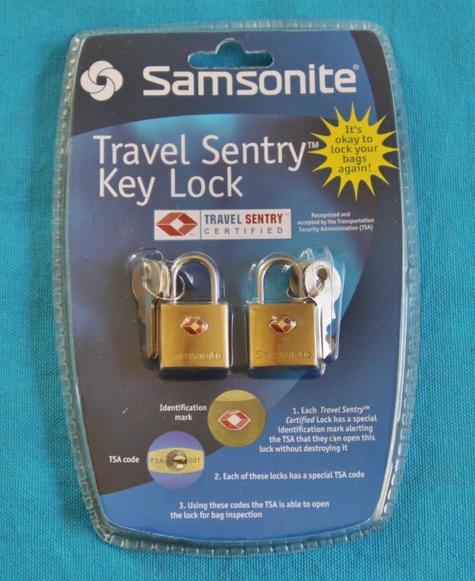 SAMSONITE TRAVEL SENTRY KEY LOCK - * NEW *