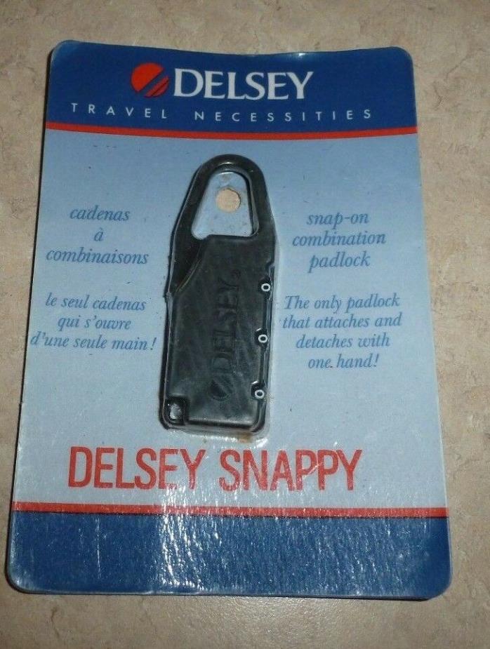 Delsey Snappy snap on combination padlock