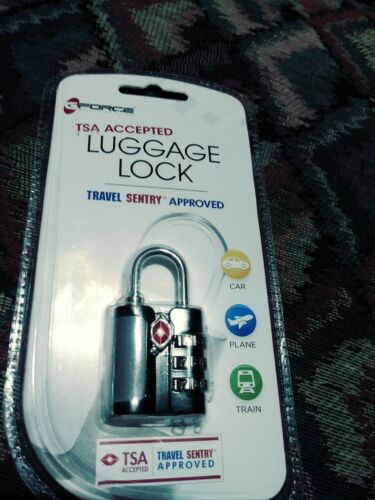 G Force TSA Luggage Lock Factory Sealed New Black