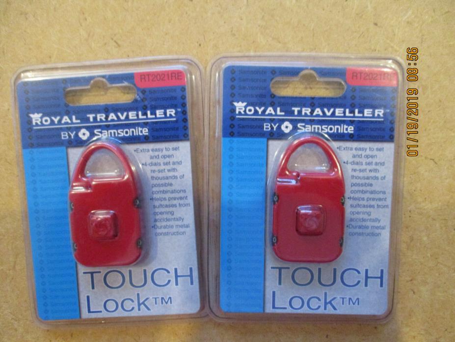 Royal Traveller Touch Locks (2 locks) by Samsonite (RT2021RE)