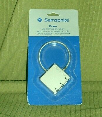 Samsonite Promotional Luggage Combination Lock Sealed New