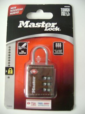 Master Lock 4692D Set Your Own Combination TSA-Accepted Luggage Lock, 1-1/4