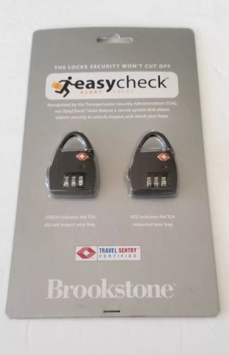 TSA Compatible Luggage Locks 2 pack, Inspection Indicator Easy Check Alert