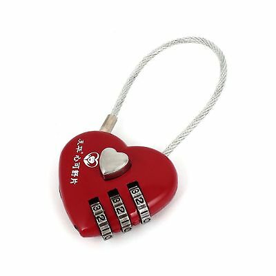 3 Digits Lock Luggage Drawer Combination Password Padlock 4 Pack
