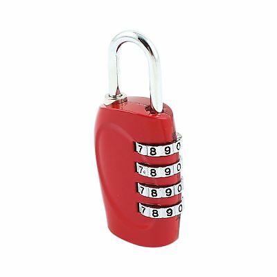 4 Digits Lock Travel Backpack Baggage Necklace Box Padlock 4 Pack Resettable ...