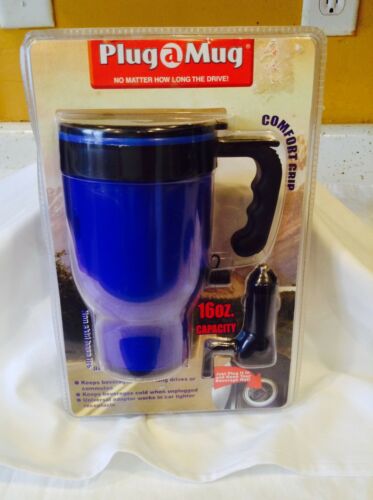 Plug A Mug Cold Hot 16 Oz Universal Adapter Car Travel Coffee Tea
