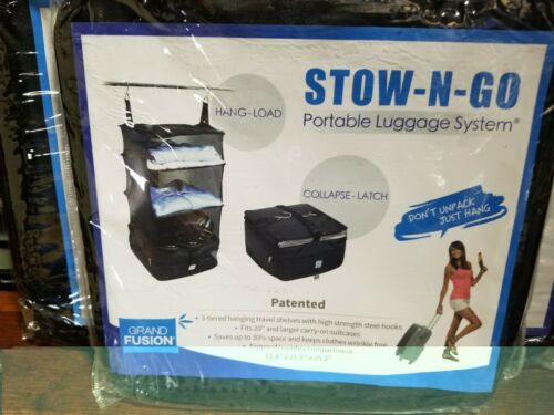 STOW-N-GO PORTABLE LUGGAGE  ORGANIZER SYSTEM