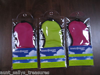 Set of 3 Travel Smart by Conair Eyeshade and Ear Plug Sets Airplane Home Travel