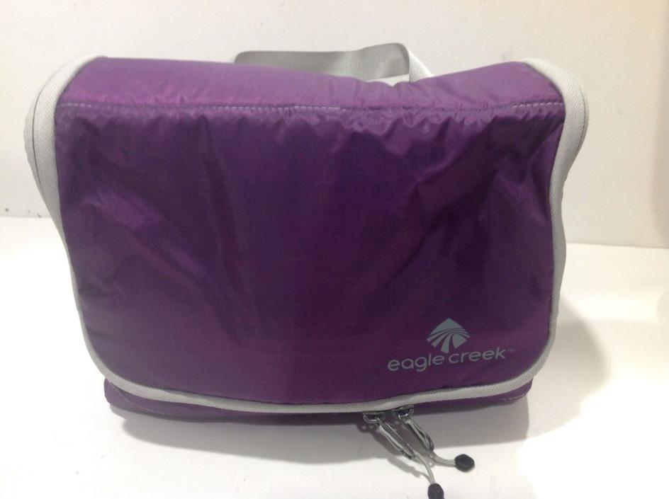 Eagle Creek Pack-It Purple Hanging Handle Toiletry Essential Travel Bag 4x7x10
