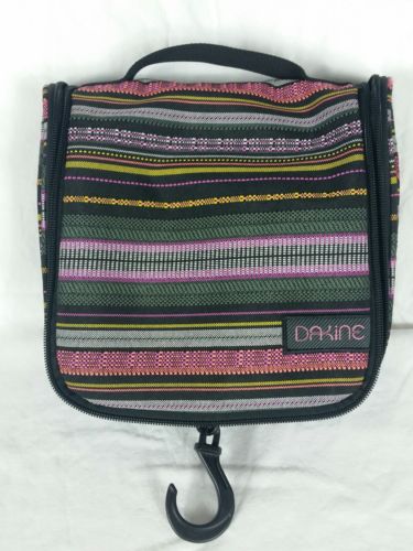 Dakine Toiletries Travel Bag 3 Zippered Compartments 1 Removable Multi Colored