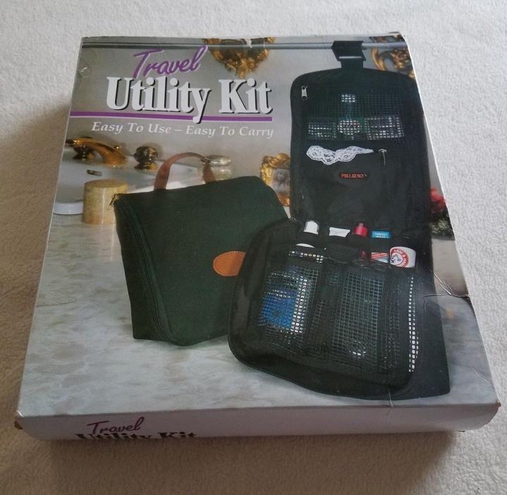 Travel Utility Kit Organizer Case Carrier Unisex Black Palladio
