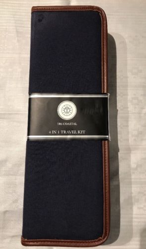 Tri-Coastal Design 4 in 1 On The Go Travel Kit Navy Blue