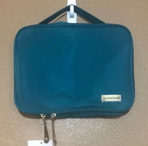 Samantha Brown Accessory Case Green Travel Organizer and/or Jewelry Case