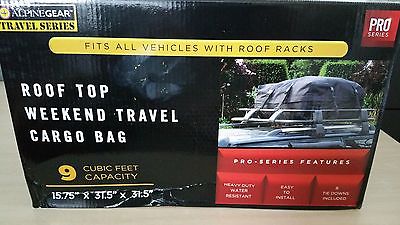 Cargo Bag Racks Car Travel 9 Cubic Feet  Roof Top Weather Resistant Heavy Duty
