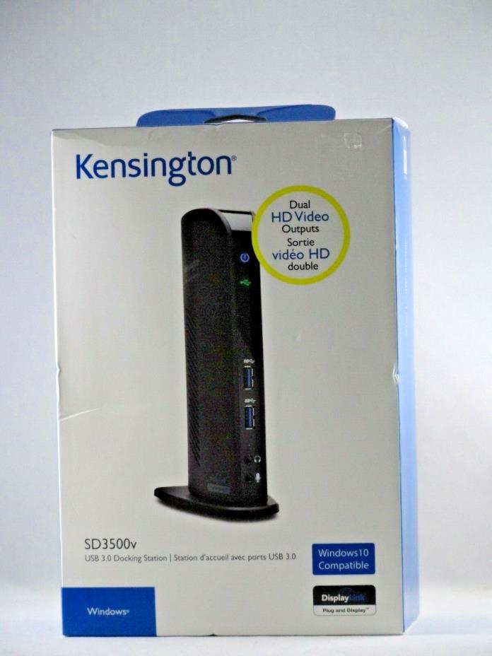 NEW Kensington SD3500v USB 3.0 Universal Docking Station