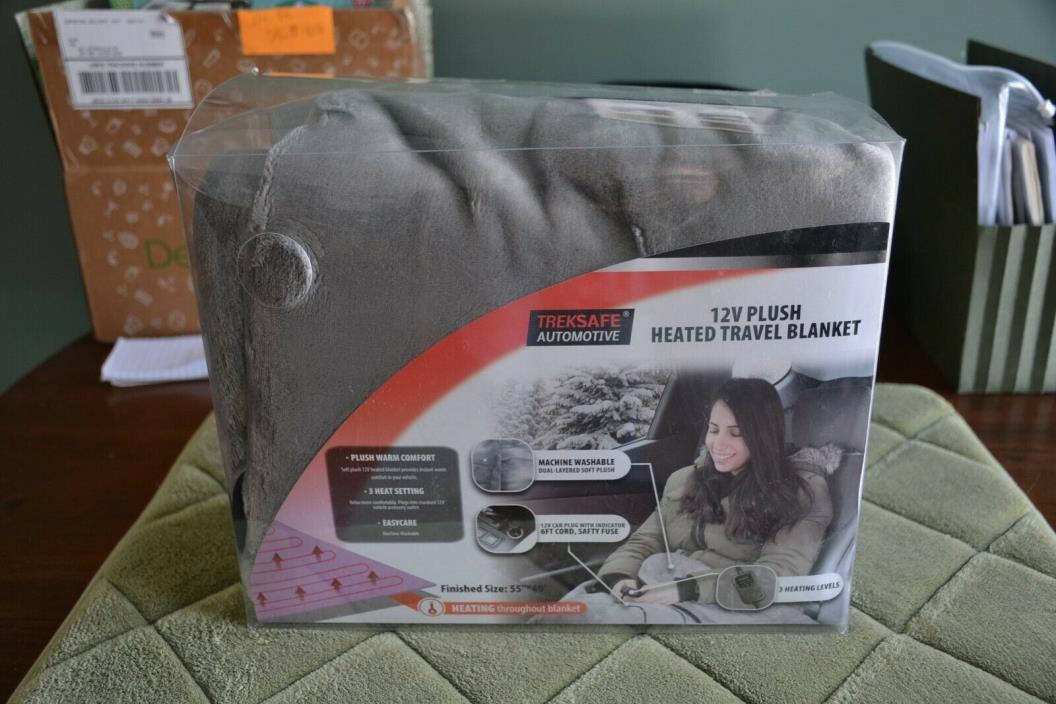Treksafe Heated Travel Blanket 12 volt
