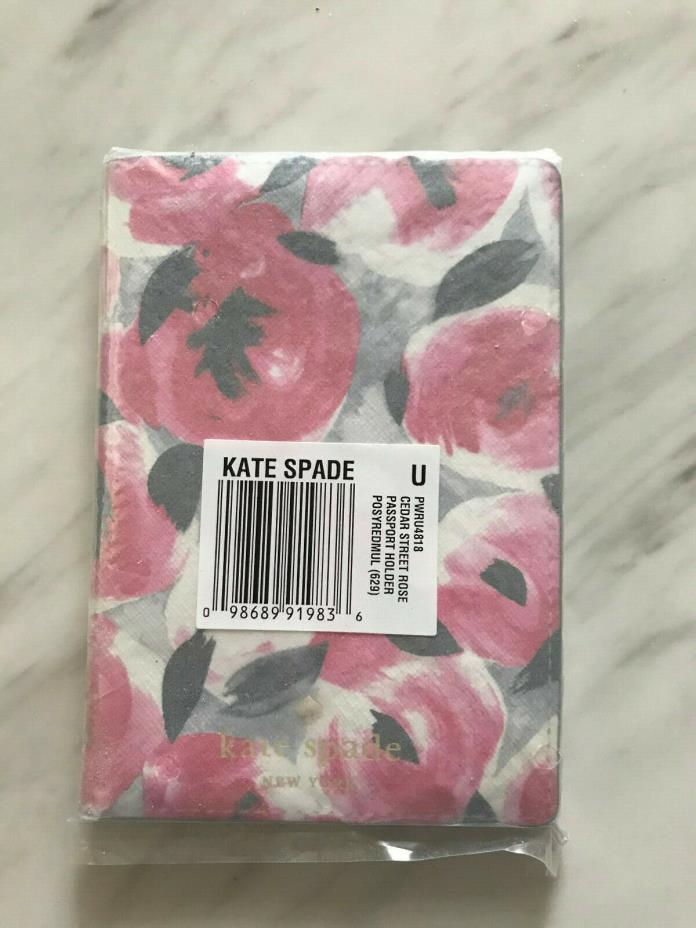 Kate Spade Cedar Street Rose Passport Holder ** NEW **