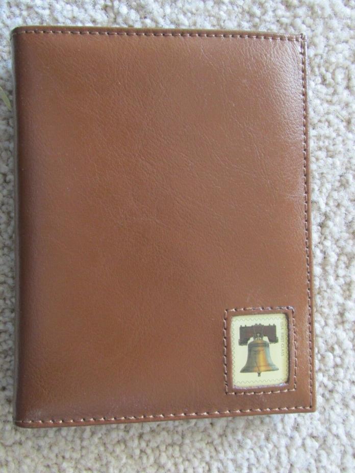 USPS Brown Leather Billfold, Passport Holder   Free Shipping