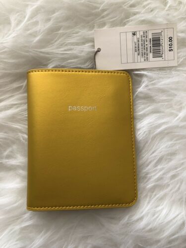 A New Day [Target] Passport Cover/Holder - Yellow/Golden